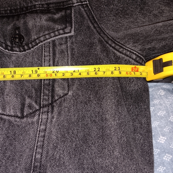 2018 Off White Black Denim Jacket - Picture 10 of 12